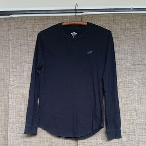Hollister Black Long Sleeve Tee Modern Fit